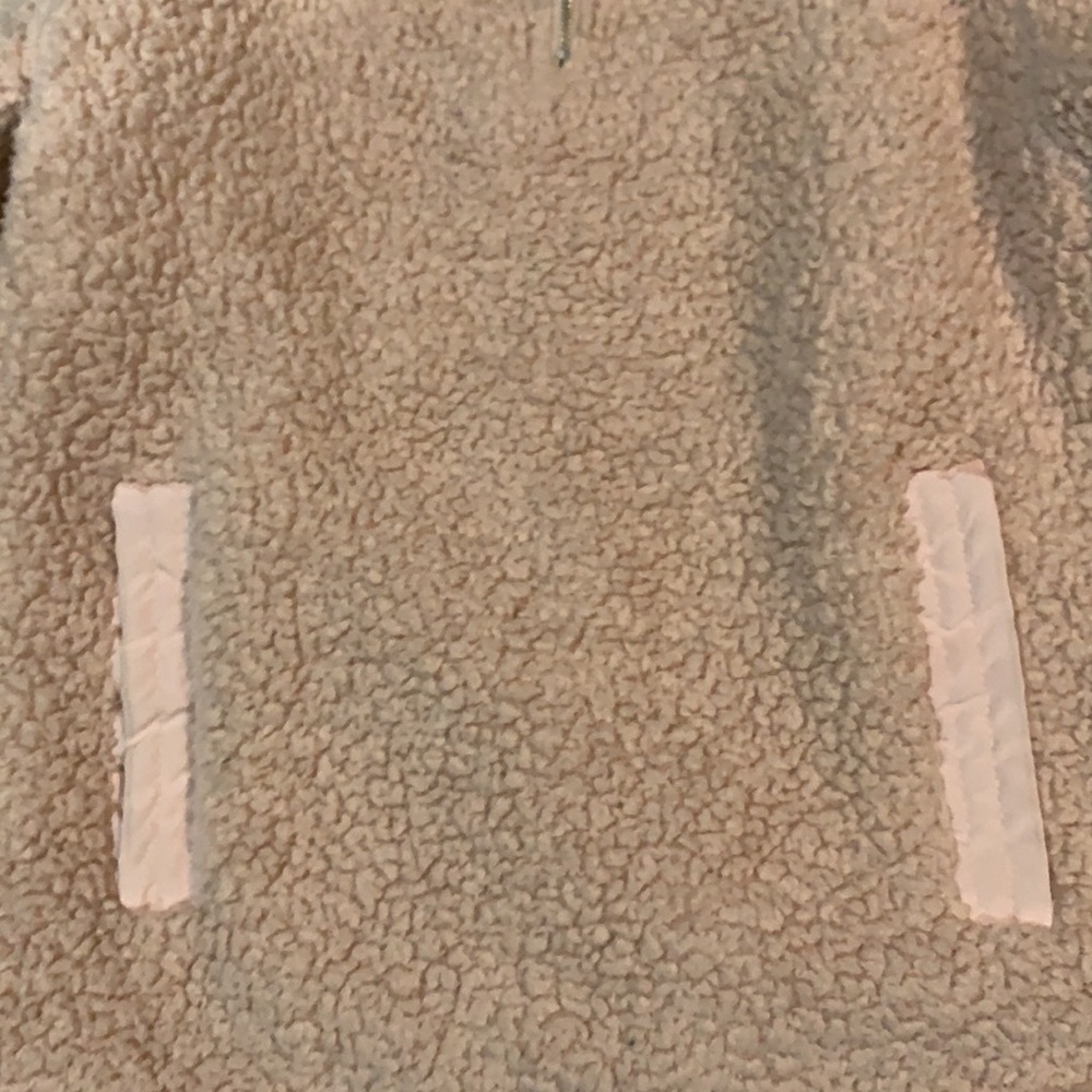 Snuggly Warm Ivory Ella 1/4 Zip Sherpa - Picture 3 of 4